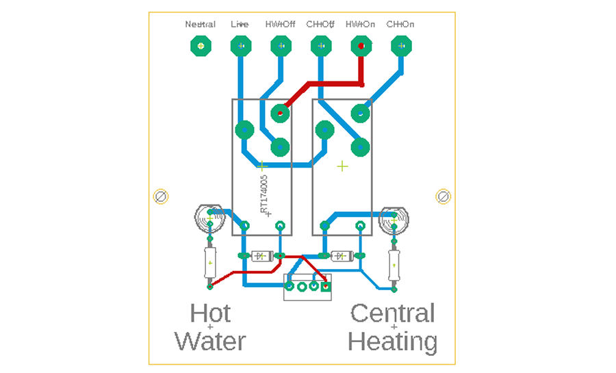 HVAC controller PCB design