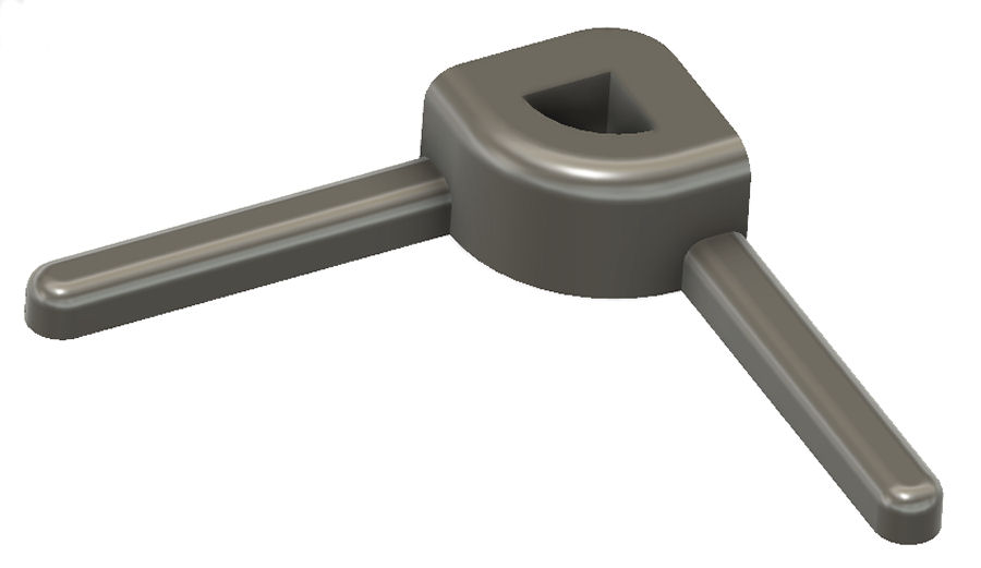 3D lamp base design