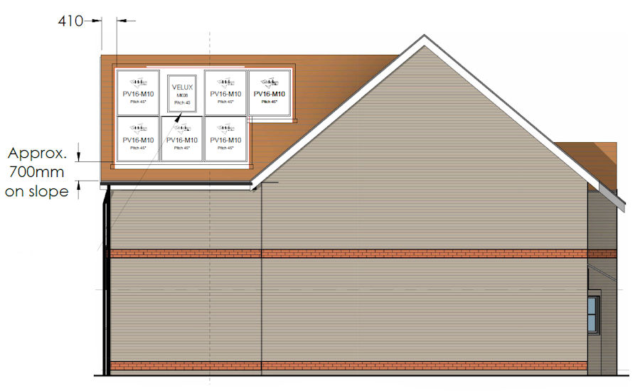 in roof solar design